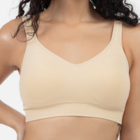 The Comfort Shaping Bra with Adjustable Straps (Stripes)