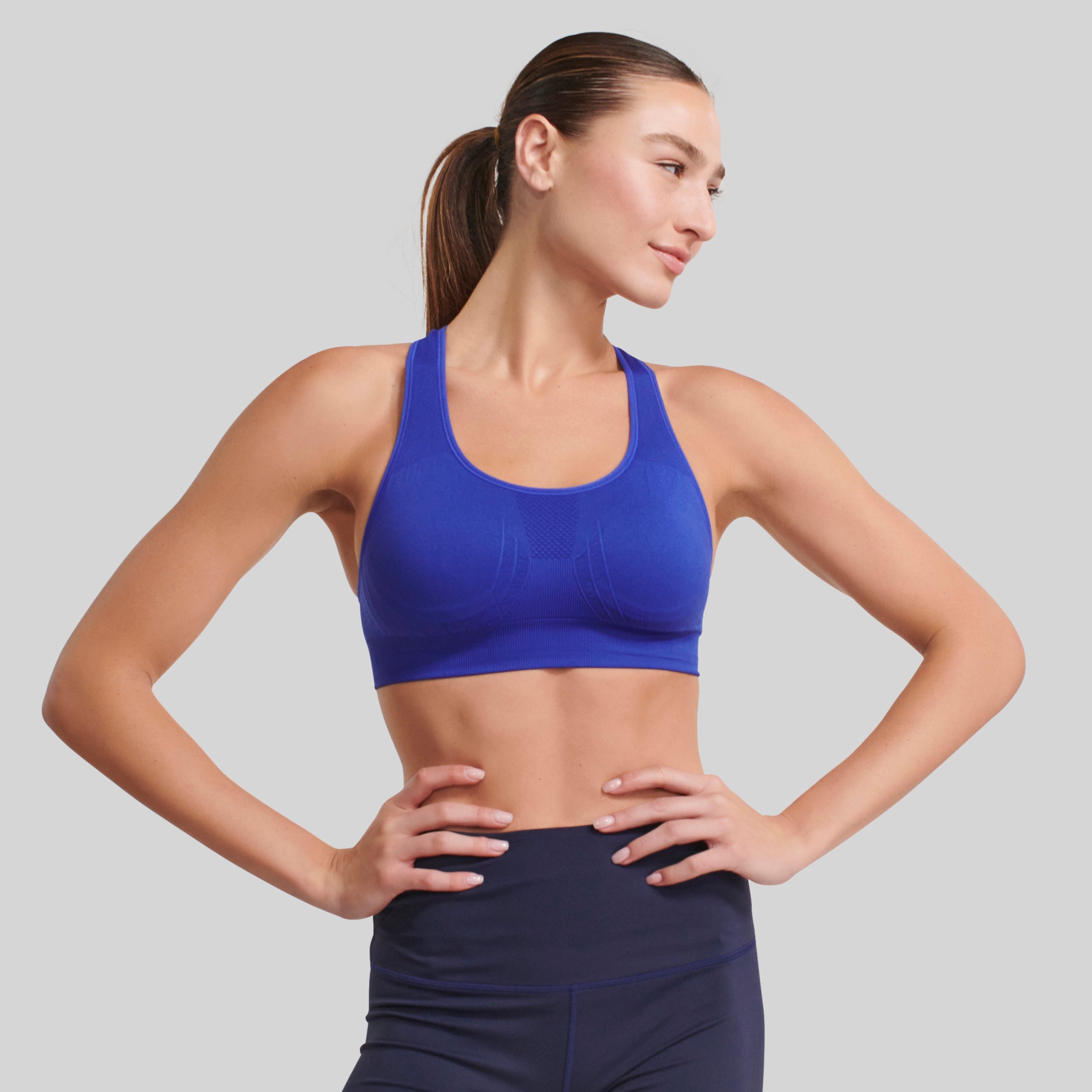 The Nowsunday Racerback Sports Bra (Sewn In Pads)