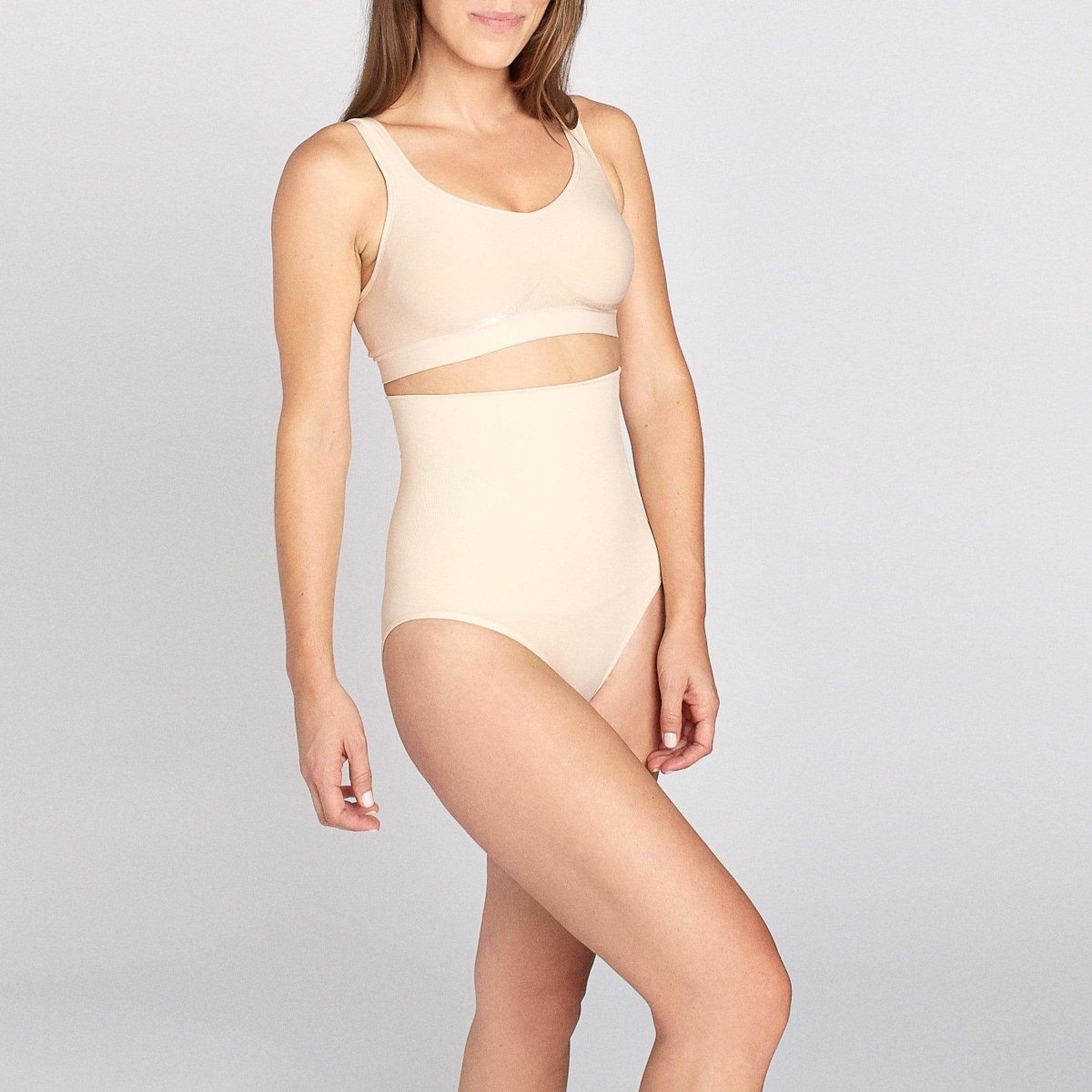 ShopOlica Women Waist Shapewear Seamless Power Shorts Compression High  Waisted Body Shaper Panties | Soft Sleek Under Clothing Tummy Waist Butt