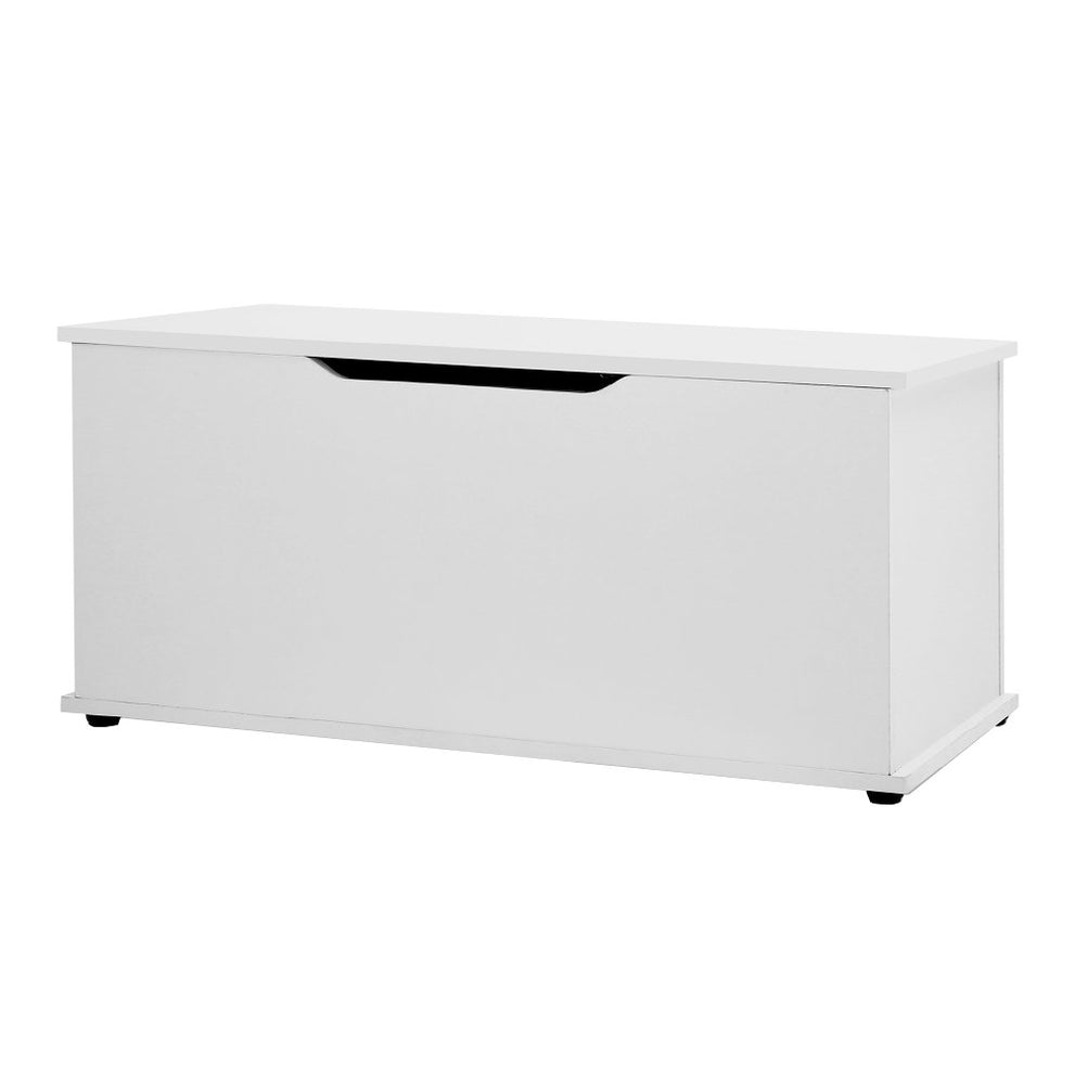 white toy box chest