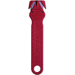 Standard Safety Cutter - Efficient Safety Tool in red with dual blade guards for safe cutting of cardboard, film, and packaging materials.