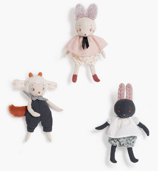  Moulin Roty il Etait Une Fois collection - Souris Musicale -  Musical Polka Dot Mouse Doll, 10.5 : Toys & Games