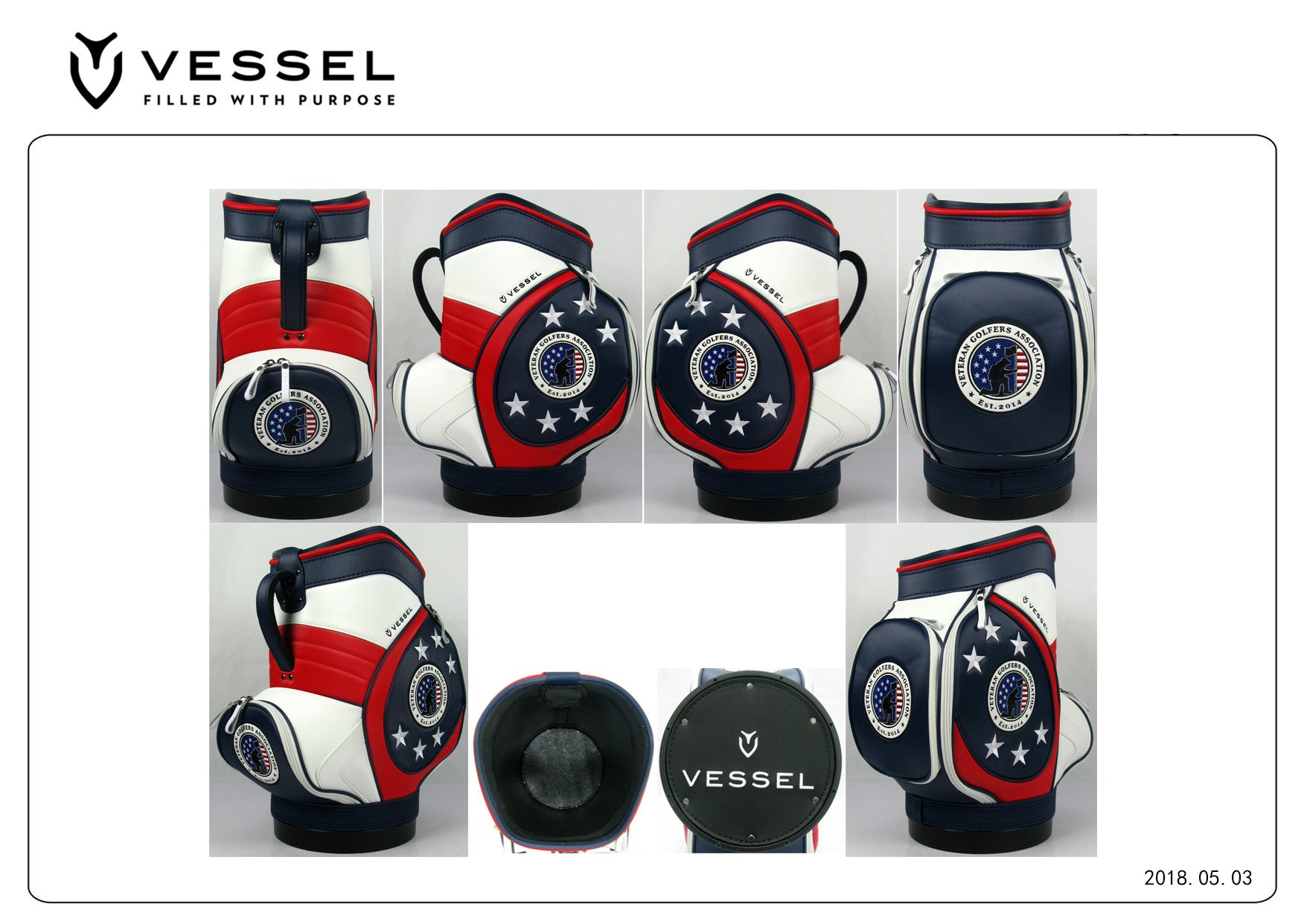 VESSEL Bags and Den Caddies at HYPEGOLF Miami Event