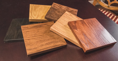 Real wood sample pieces