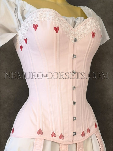 Ventilated Edwardian underbust corset 1900s