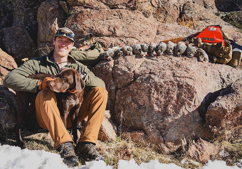 Final Rise Chukar Hunting in Nevada with Summit Hunting Vest and 28 gauge shotguns