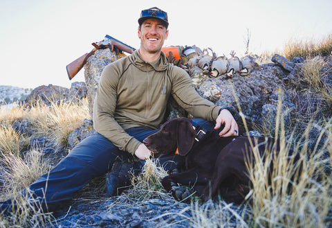 Final Rise Chukar Hunting in Utah with Summit Upland Strap Vests and 28 Gauge Shotgun