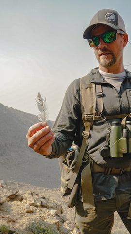 Final Rise Upland Hunting Strap Vest while out searching for Himalayan Snowcock