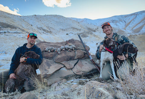 Final Rise Chukar Hunting with Summit Vests in Utah with 28 Gauge Shotguns