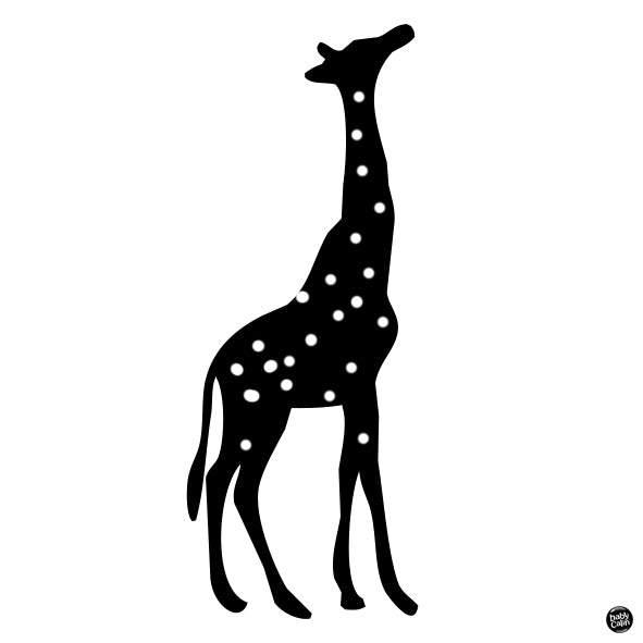 carte contrastée girafe