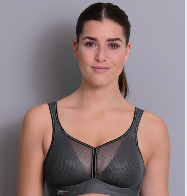 Anita Extreme Control Plus Sports Bra in Black/Anthracite