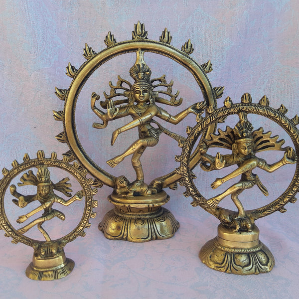 Shiva Nataraja in two-tone Bronze – The Garden of Light