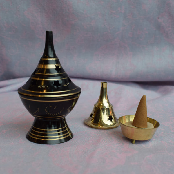 Genie Lamp Incense Cone Burner - Creative Crafts Scarborough