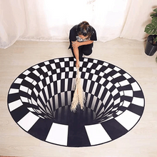 Load image into Gallery viewer, Vortex Illusion Rug Round Carpet
