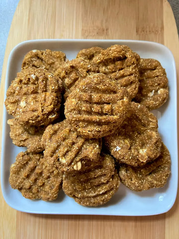 Peanut Butter and Apple Dog Cookie Treats — The Cookie Countess