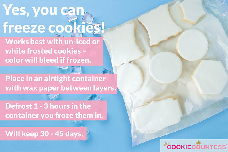 How to Freeze Cookies (2 different ways!)