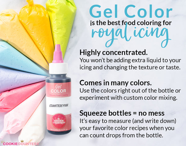 How to make every color of fondant using only 5 gel colors