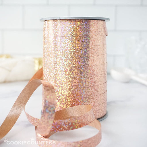 Curling Ribbon: Holographic Silver — The Cookie Countess