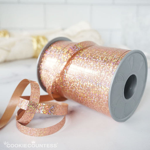 Curling Ribbon: Holographic Silver — The Cookie Countess