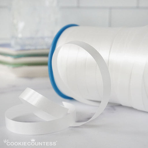 Curling Ribbon: Iridescent White — The Cookie Countess