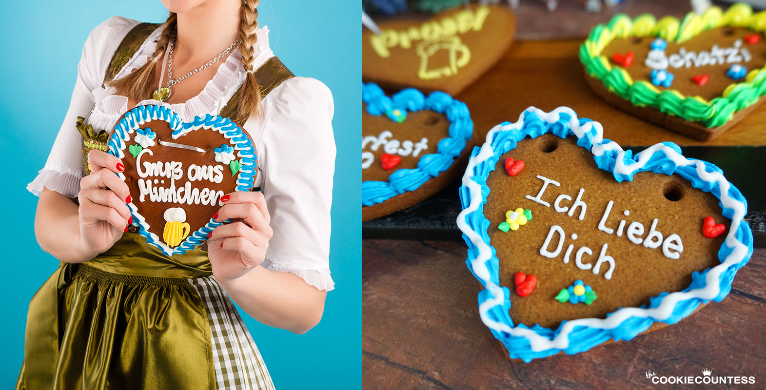 german oktoberfest hearts