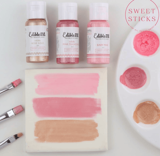 Edible Art Paint - Rose Gold Shimmer — The Cookie Countess