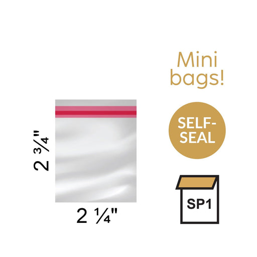 Eco Clear Bags 4 1/4 x 5 3/8 + Flap 100 pack GC4B2