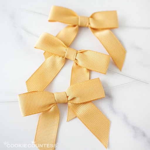 Ribbon Bow with Twist Tie - Lt. Orchid Grosgrain - (50 Bows Pack)