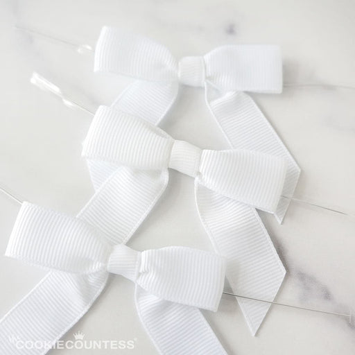 Ribbon Bow with Twist Tie - Forest Green Grosgrain - (50 Bows Pack) – The  Sweet Designs Shoppe