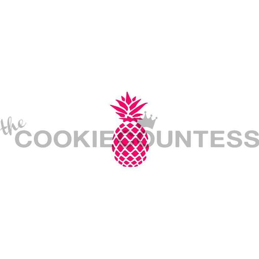 Pineapple Paradise Round Cookie Stencils for Macarons