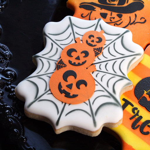 STL file Halloween 8 coffee stencil cookies pastry too - pumpkin, spider,  bat 🎃・3D printing design to download・Cults