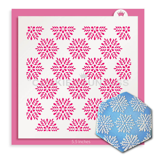 Pretty Snowflake Stencil – The Flour Box
