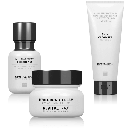 Klik hier voor meer informatie over de RevitalTrax Skincare Essentials RevitalTrax Skincare Essentials
