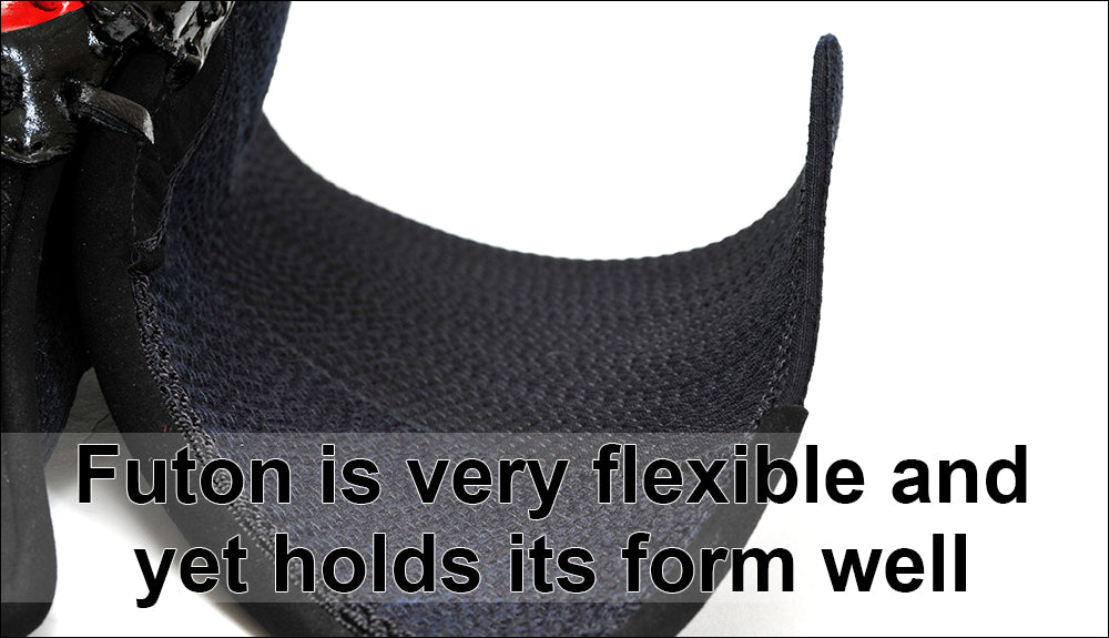 Futon is very flexible and yet holds its form well