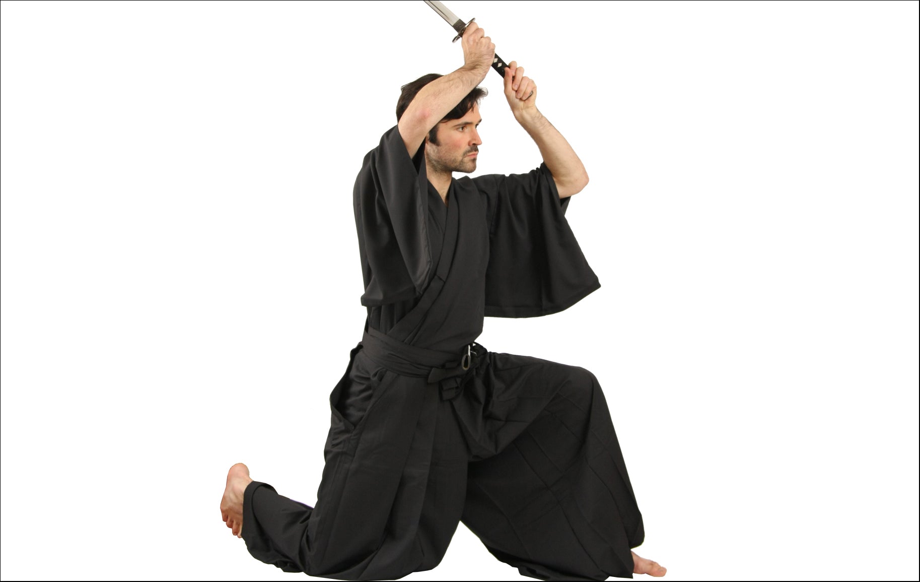 Iaido performance with Uchimizu Furyu Iaido Gi and Hakama set