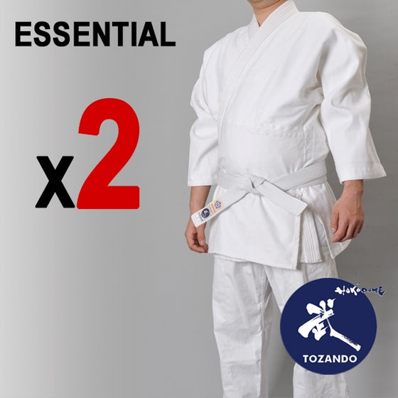 dignidad Ilustrar flotante Essential Aikido Uniform - Double Set – Tozando International