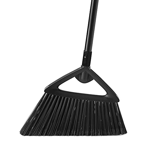 Broom and Dust Pan Set Bristles Upright Stand up Light Weight Long Han –  Eyliden