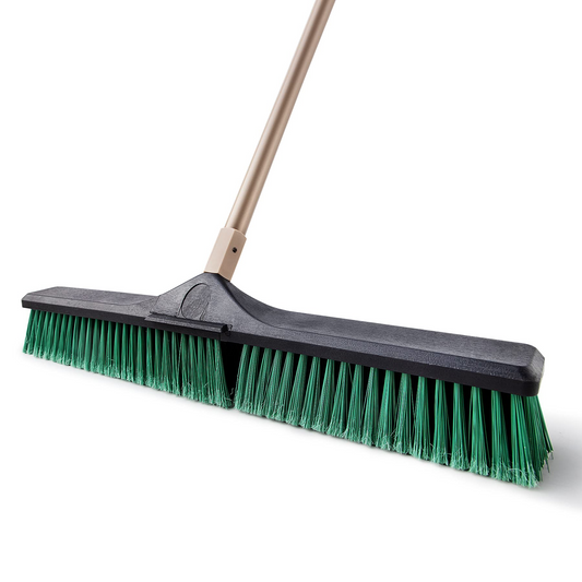 Push Broom Multi-Surface Outdoor Broom with Stiff Bristles for Sidewal –  TreeLen