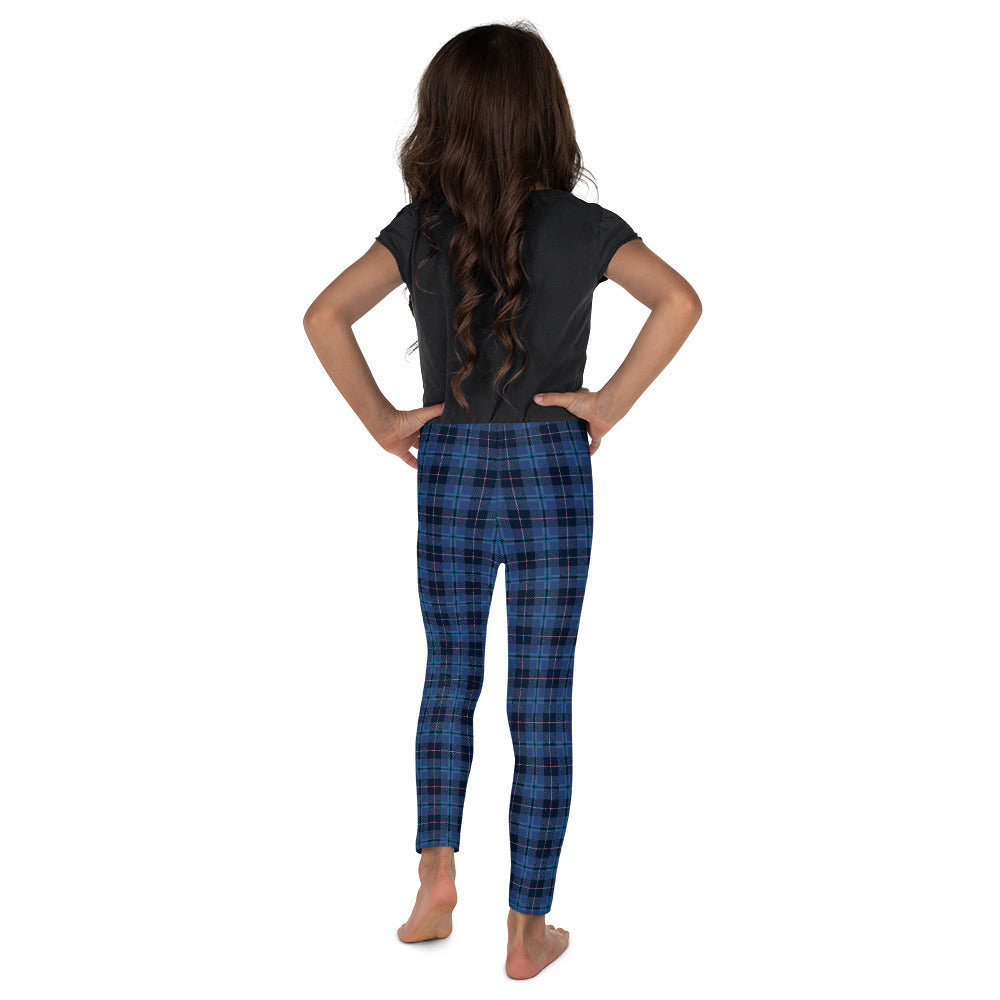 girls tartan leggings