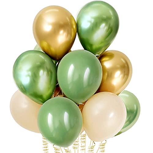 115pcs DIY Balloon Arch Kit Retro Olive Green Balloon Garland Kit