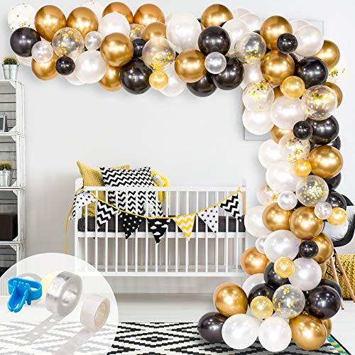 LEHSGY Balloon Decorating Strip Kit, Balloon Arch Garland Kit with 32Ft Balloon  Tape Strip, 2 Pcs Tying Tool, 200 Dot Glue, 20 Flower Clip for Wedding  Birthday Xmas Baby Shower,Party Decorations price