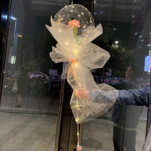 LED Luminous Balloon Flower Bouquet Flower In Balloon For Gift And Home Decoration - If you say i do