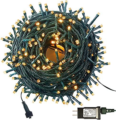 Outdoor String Lights 262FT 640 LED Christmas Fairy Twinkle Lights War – If  you say i do