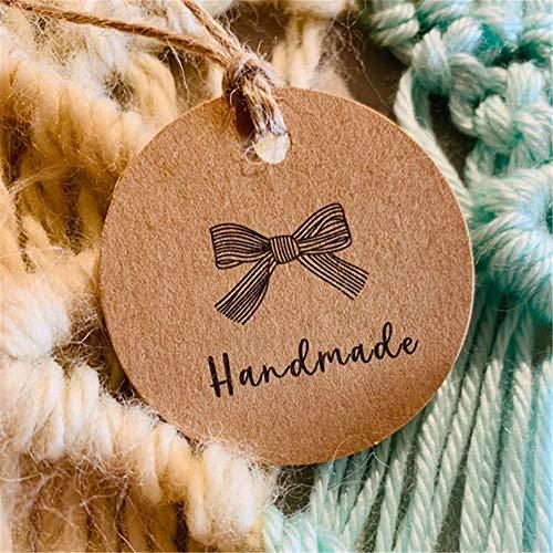 50pcs Kraft Paper Gift Tags Brown Hang Tags With 118ft Twine String For Diy  Craft Art Wedding