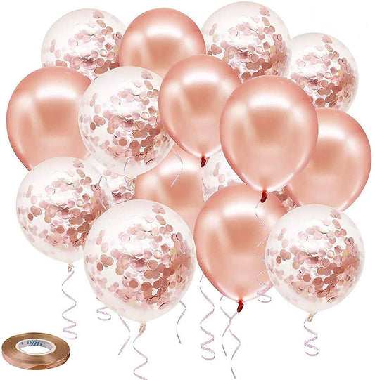 Luxury Rose Gold Diamond Table Confetti Party & Wedding Decorations: Includes Over 3,000 Acrylic Sparkling Scatter Gems in Three Sizes