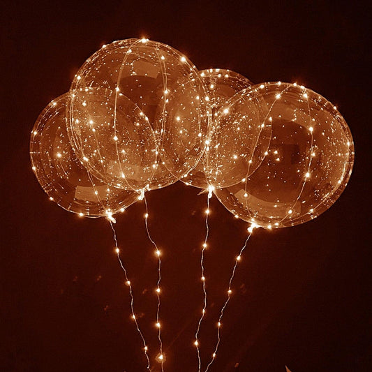 Warm Reusable Led Bobo Balloons for 2024 Graduation Party Decorations