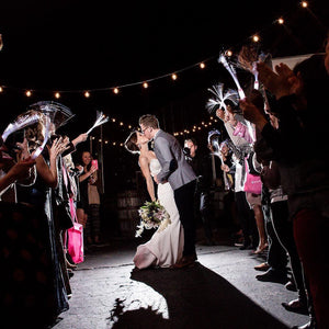 Led Fiber Optic Wands, Unique Wedding Send Off Ideas