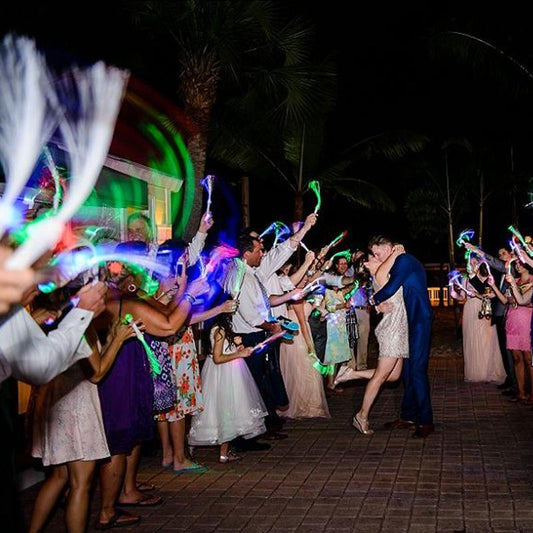LED Glow Light Up Fiber Optic Stick, Awesome Wedding Exits That Are No – If  you say i do