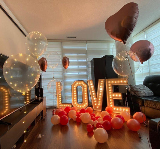 Warm Reusable Led Bobo Balloons for 2024 Graduation Party