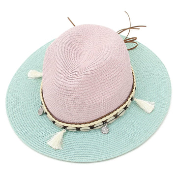Gemvie Women Wide Brim Vintage Boater hat